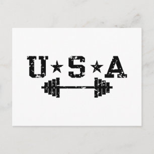 USA Weightlyftning Vykort