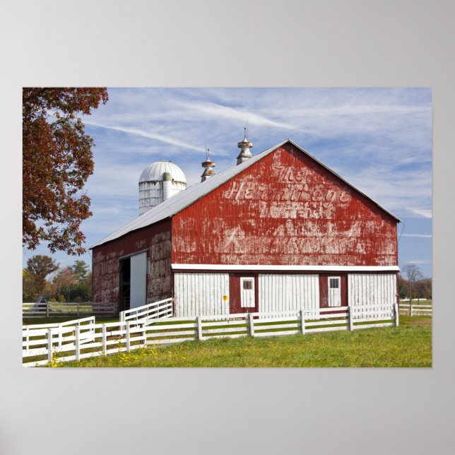 USA, West Virginia, Arbovale. Monongahela Poster (Framsidan)