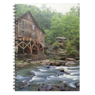 USA, West Virginia, Babcock SP. Rustic Glade Anteckningsbok Med Spiral