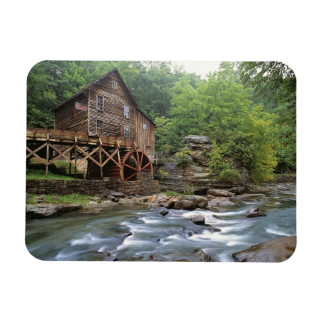 USA, West Virginia, Babcock SP. Rustic Glade Magnet (Horisontell)