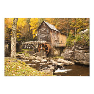 USA, West Virginia, Clifftop. Babcock State 2 Fototryck