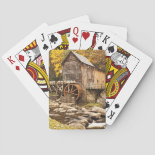 USA, West Virginia, Clifftop. Babcock State 2 Spel Kort