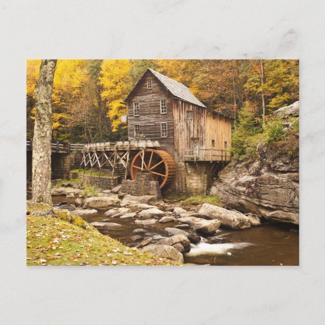 USA, West Virginia, Clifftop. Babcock State 2 Vykort (Framsida)
