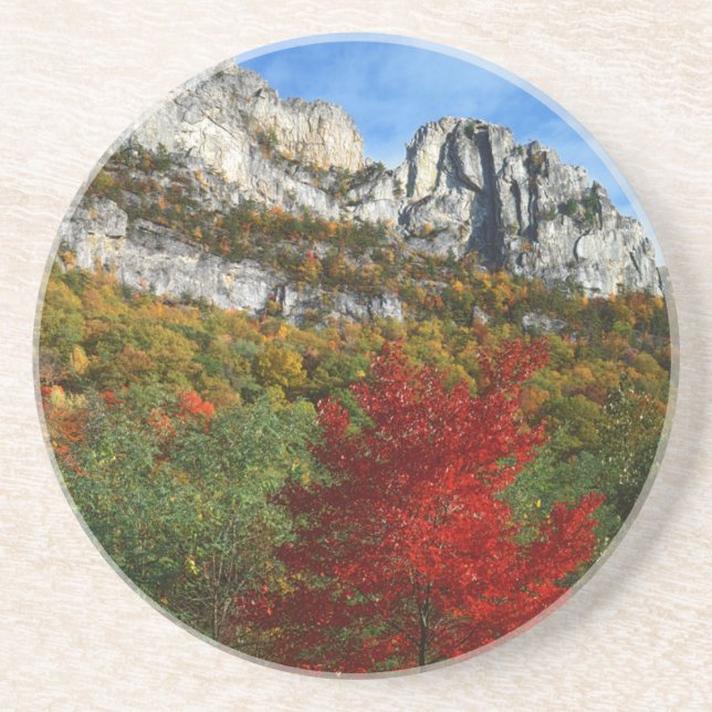 USA, West Virginia, Spruce Knob-Seneca Rocks Underlägg Sandsten (Framsidan)