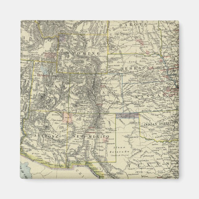 USA WESTERN MAGNET (Framsidan)