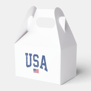 USA Women Manar Kids Patriotic American Flagga Dis Presentaskar