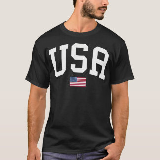 Usa Women Manar Unisex Patriotic American Flagga J T Shirt