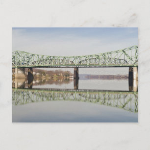 USA, WV, Parkersburg. Parkersburg-Belpre Vykort