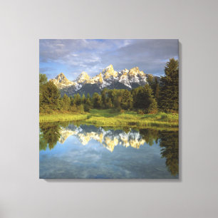 USA, Wyoming, Grand Teton National Park. Grand 2 Canvastryck