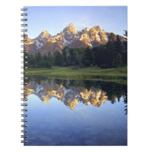 USA, Wyoming, Grand Teton National Park. Grand Anteckningsbok Med Spiral