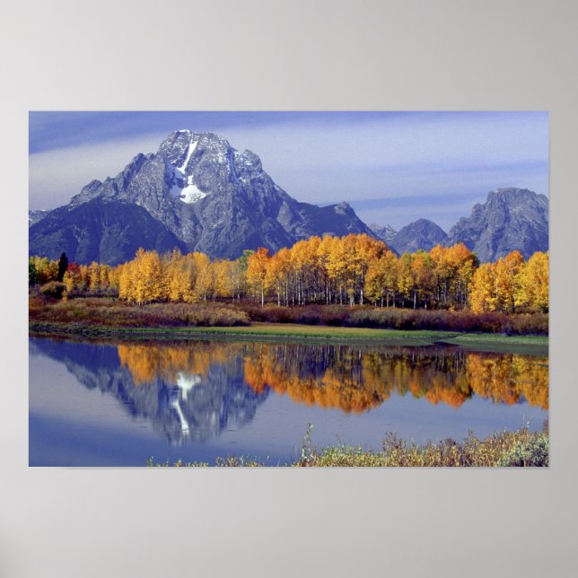 USA, Wyoming, Grand Teton National Park. Mt. Poster (Framsidan)