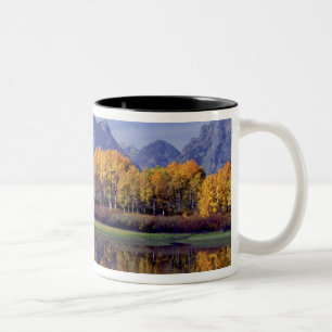 USA, Wyoming, Grand Teton National Park. Mt. Två-Tonad Mugg