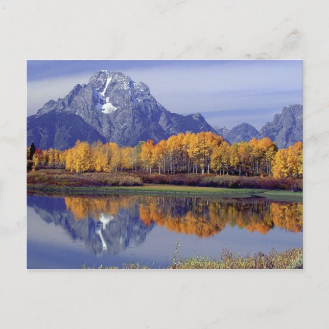 USA, Wyoming, Grand Teton National Park. Mt. Vykort (Framsida)