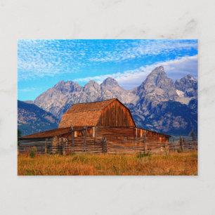 USA, Wyoming, Grand Teton National Park. Vykort