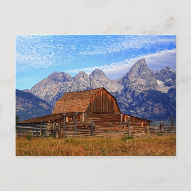 USA, Wyoming, Grand Teton National Park. Vykort (Framsida)