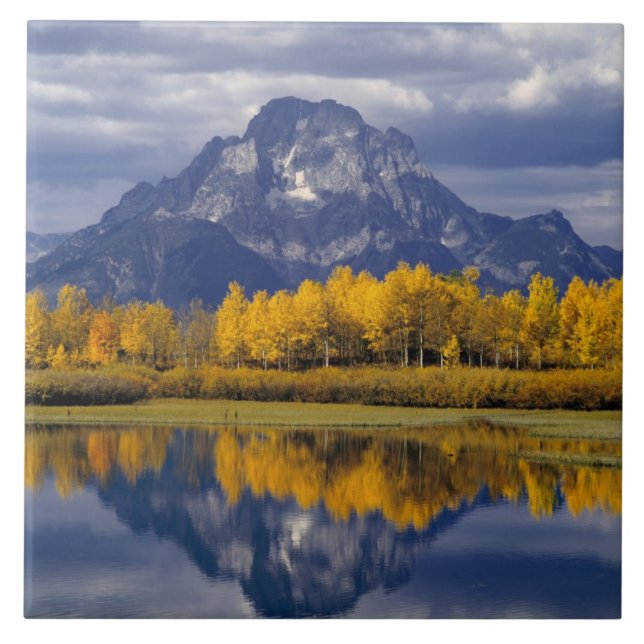 USA, Wyoming, Grand Teton NP. Mot Kakelplatta (Framsidan)