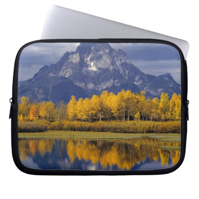 USA, Wyoming, Grand Teton NP. Mot Laptop Sleeve (Framsidan)