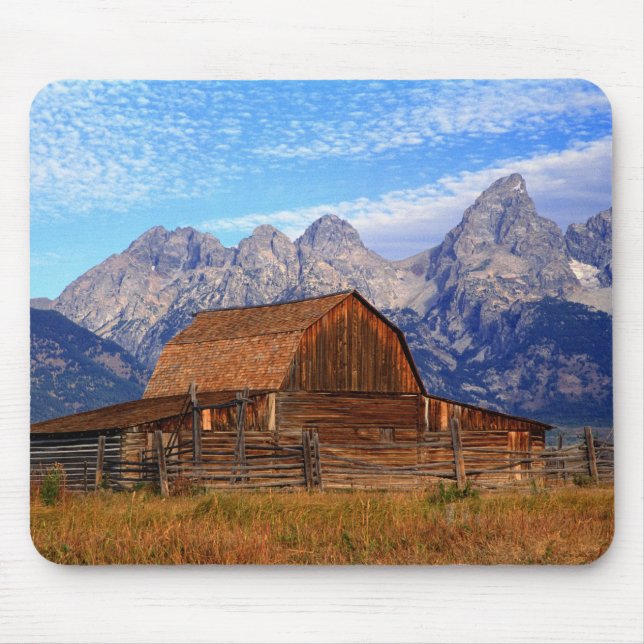 USA Wyoming, storslagen Teton medborgarePark. Musmatta (Framsidan)