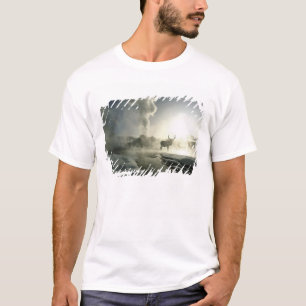 USA, Wyoming, Yellowstone National Park. Soluppgån Tee Shirt