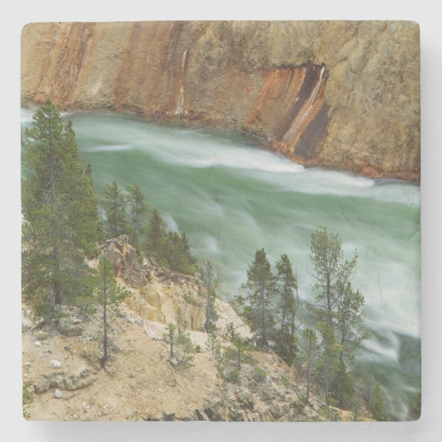 USA, Wyoming, Yellowstone nationalpark Stenunderlägg (Framsidan)