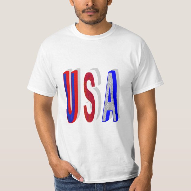 USA-zazzle Tee Shirt (Framsida)