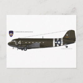 USAAF C-47 Skytrain Vykort