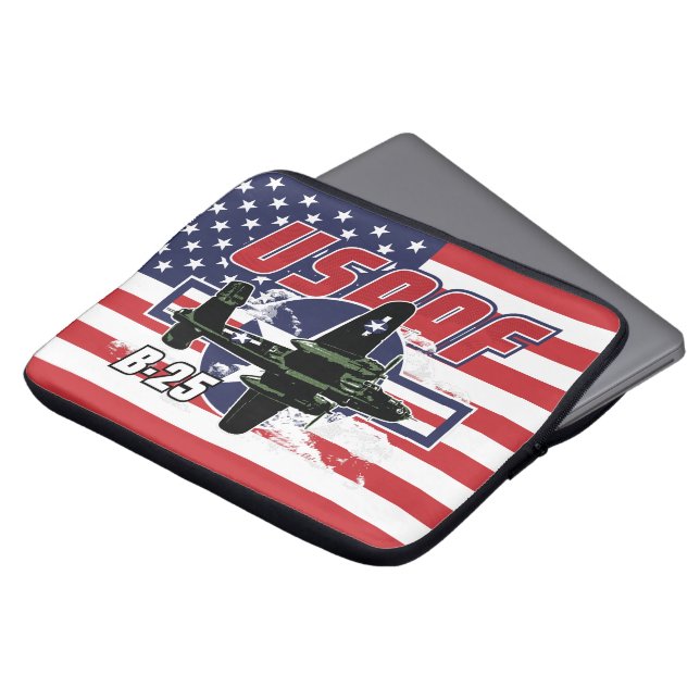 USAAF: Legendary Pilots and Aircraft of WWII Laptop Fodral (Framsida topp)