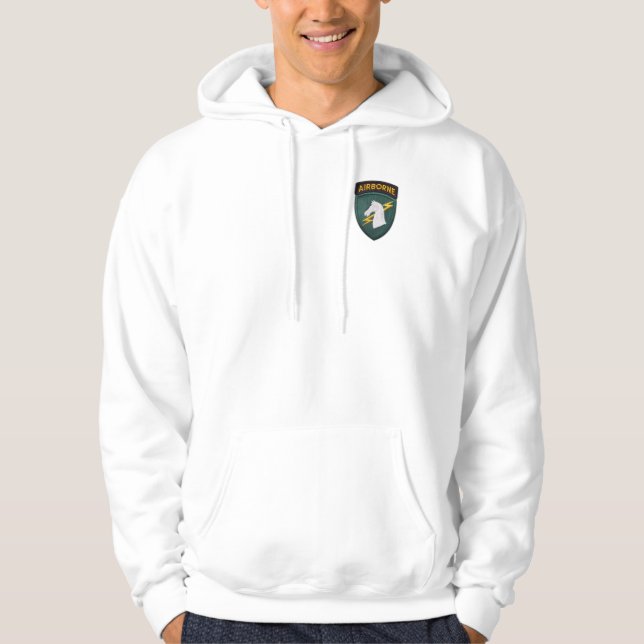 usacapoc 1:a speciell ops patch hoodie (Framsida)