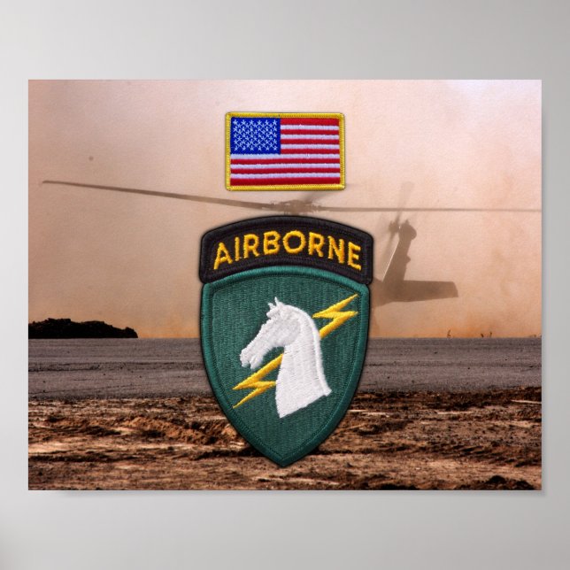 USACAPOC(A) 1:a Speciella OPS-patch Poster (Framsidan)
