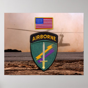 USACAPOC(A) 1:a Speciella OPS-patch Poster