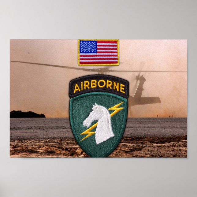 USACAPOC(A) 1:a Speciella OPS-patch Poster (Framsidan)