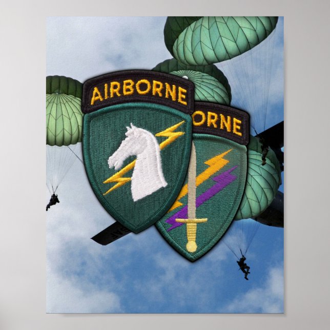 USACAPOC första Speciella Ops-korrigering Poster (Framsidan)