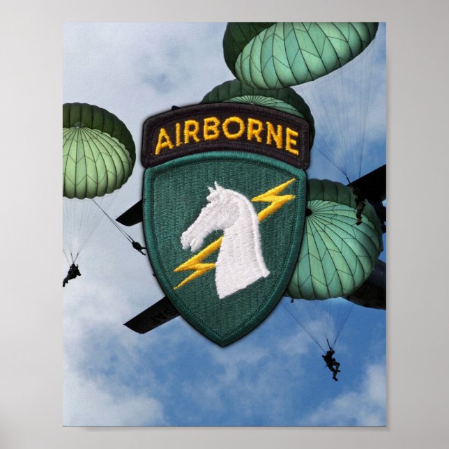 USACAPOC första Speciella Ops-korrigering Poster (Framsidan)