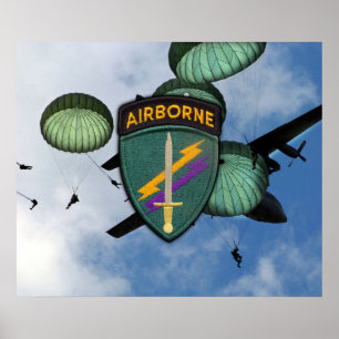 USACAPOC Speciell Ops Civil Affairs Patch Poster
