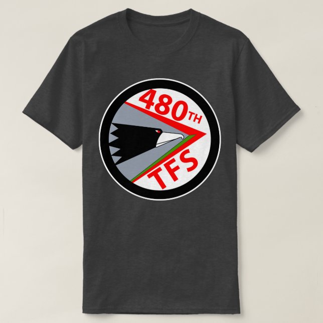 USAF 480:e taktiska stridstorget HK Vietnam WO T Shirt (Design framsida)