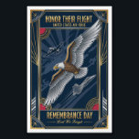 USAF Art Deco Remembrance Sunday Edition Fototryck<br><div class="desc">Celebrate honour, courage, and legacy with this USAF Art Deco Poster Remembrance Sunday Edition. Designed in the iconic 1930s Art Deco style, it captures the proud tradition of the United States Air Force through strong symmetry, vintage tones, and subtle remembrance motifs. A meaningful tribute to those who served, this design...</div>