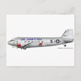 USAF C-47 Skyrail (Berlin Airlift) Vykort