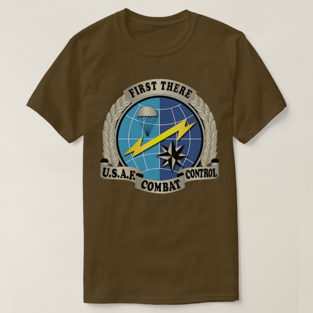USAF Combat Controller-märke utan text T Shirt (Design framsida)