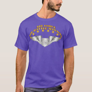 USAF Luft Battle Manager Basic Vingar T Shirt