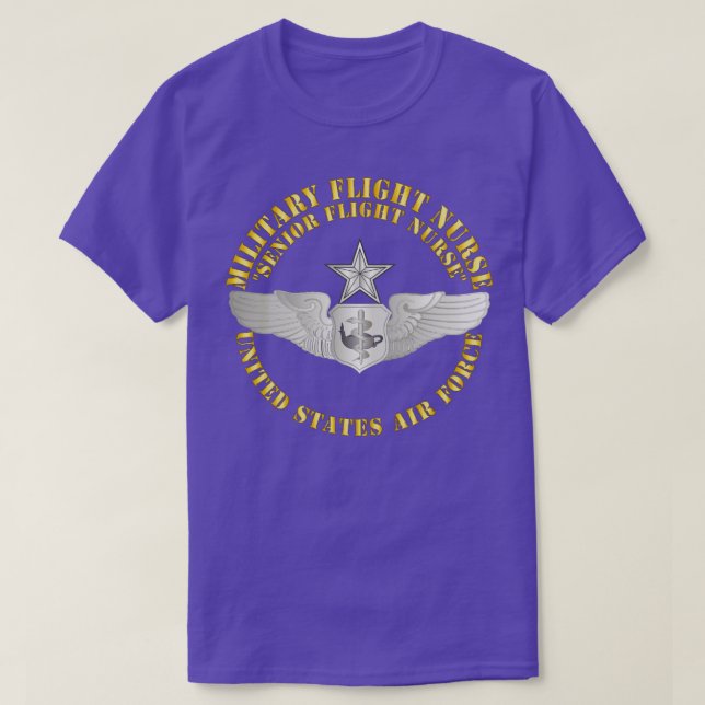 USAF Militär flygsjuksköterska för flygsjuksköters T Shirt (Design framsida)