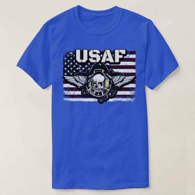 USAF Soldier Luft T Shirt (Design framsida)