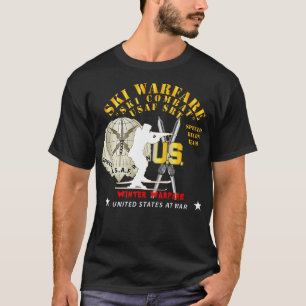 USAF Speciell Recon Team Ski Warfare Ski Combat Wi T Shirt