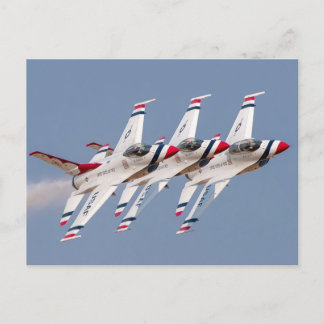 USAF Thunderbird F-16 vykort