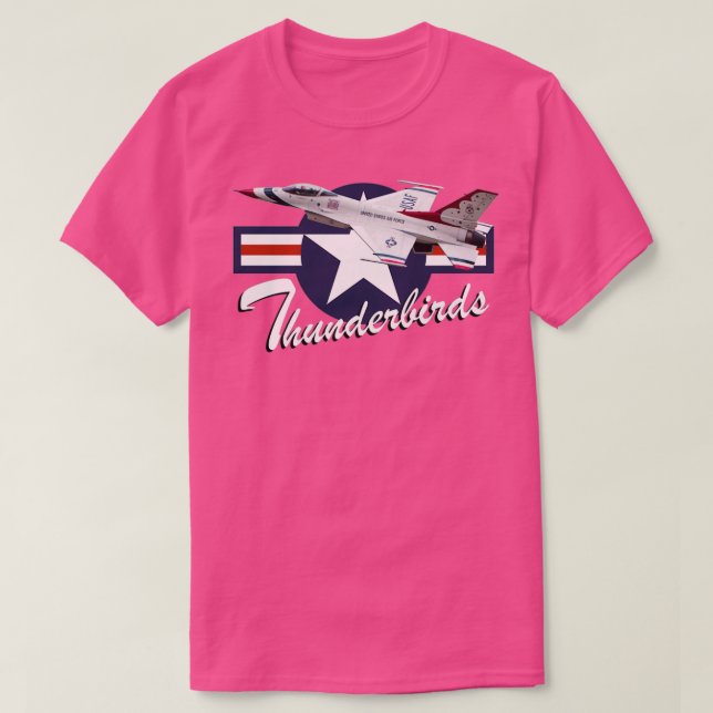 USAF Thunderbird  T Shirt (Design framsida)