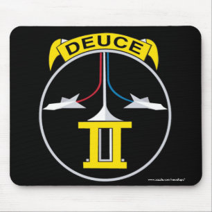 USAFA-Cadet Squadon 2" deltaTau-Deuce" Mousepad Musmatta