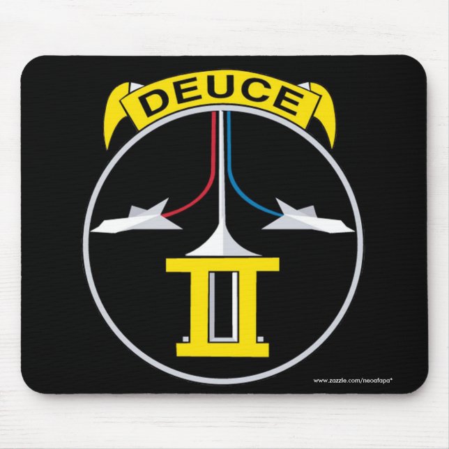USAFA-Cadet Squadon 2" deltaTau-Deuce" Mousepad Musmatta (Framsidan)