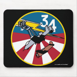USAFA-cadeten Squadon 34" den lösa Hawgs" musen Musmatta