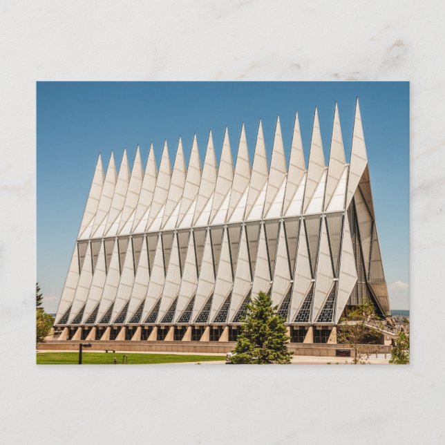 USAFA Chapel, Luft-styrkans akademi Vykort (Framsida)