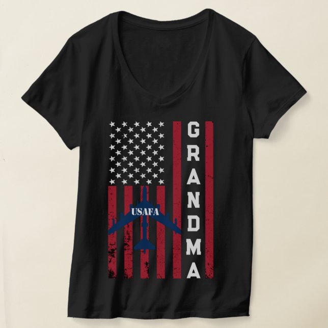 Usafa Merch Proud Luft Force Mamma Wife Mamma Gran T Shirt (Laydown)