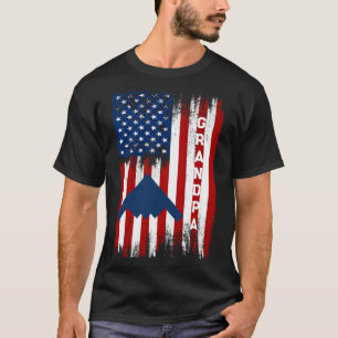 Usafa Merch Proud Luft Force Pappa Son Grandpa Pap T Shirt